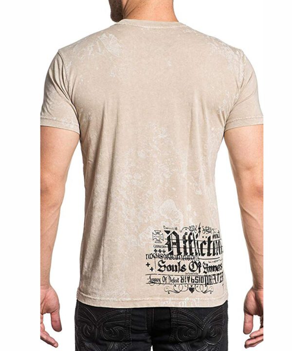 Affliction T-Shirt Fatal A-17844 sand