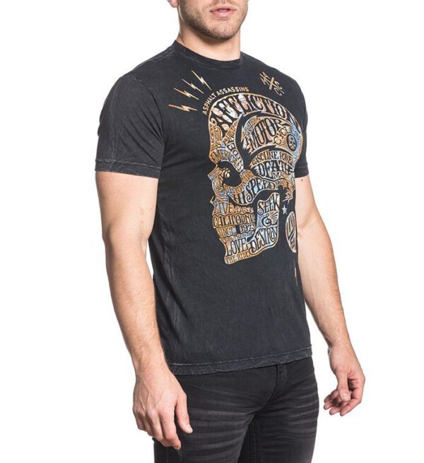 Affliction T-Shirt Motor Head A-18023 bla