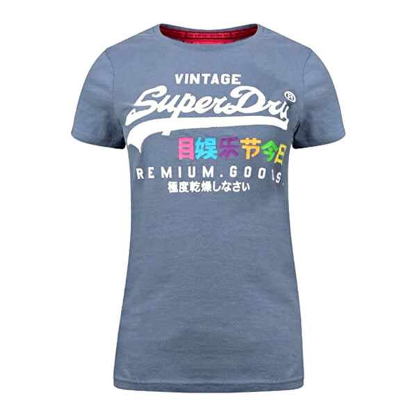 Superdry Damen T-Shirt G10003HO blu