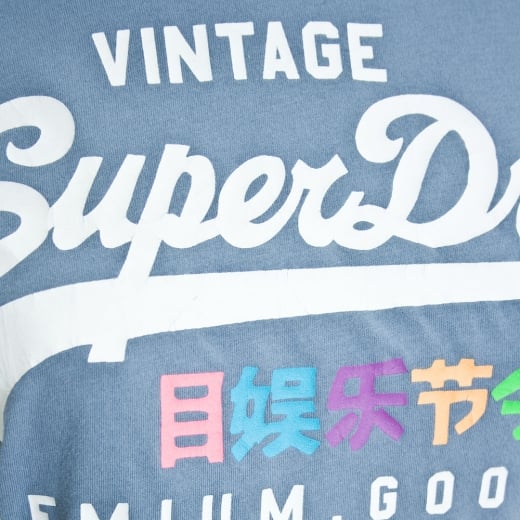 Superdry Damen T-Shirt G10003HO blue