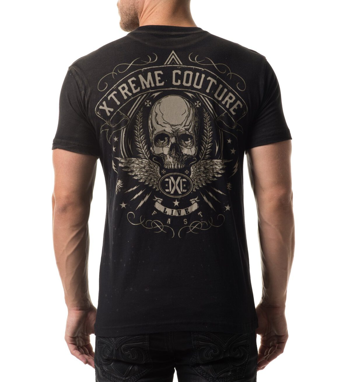Xtreme Couture T-Shirt X-1774 schwarz/braun