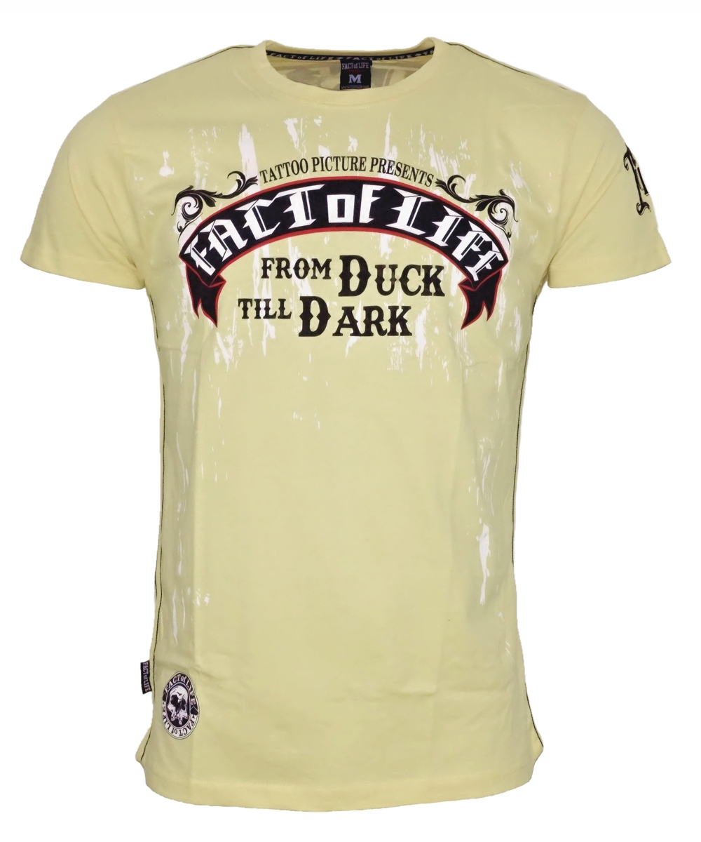 Fact of Life T-Shirt "From Duck Till Dark" TS-28 pale banana