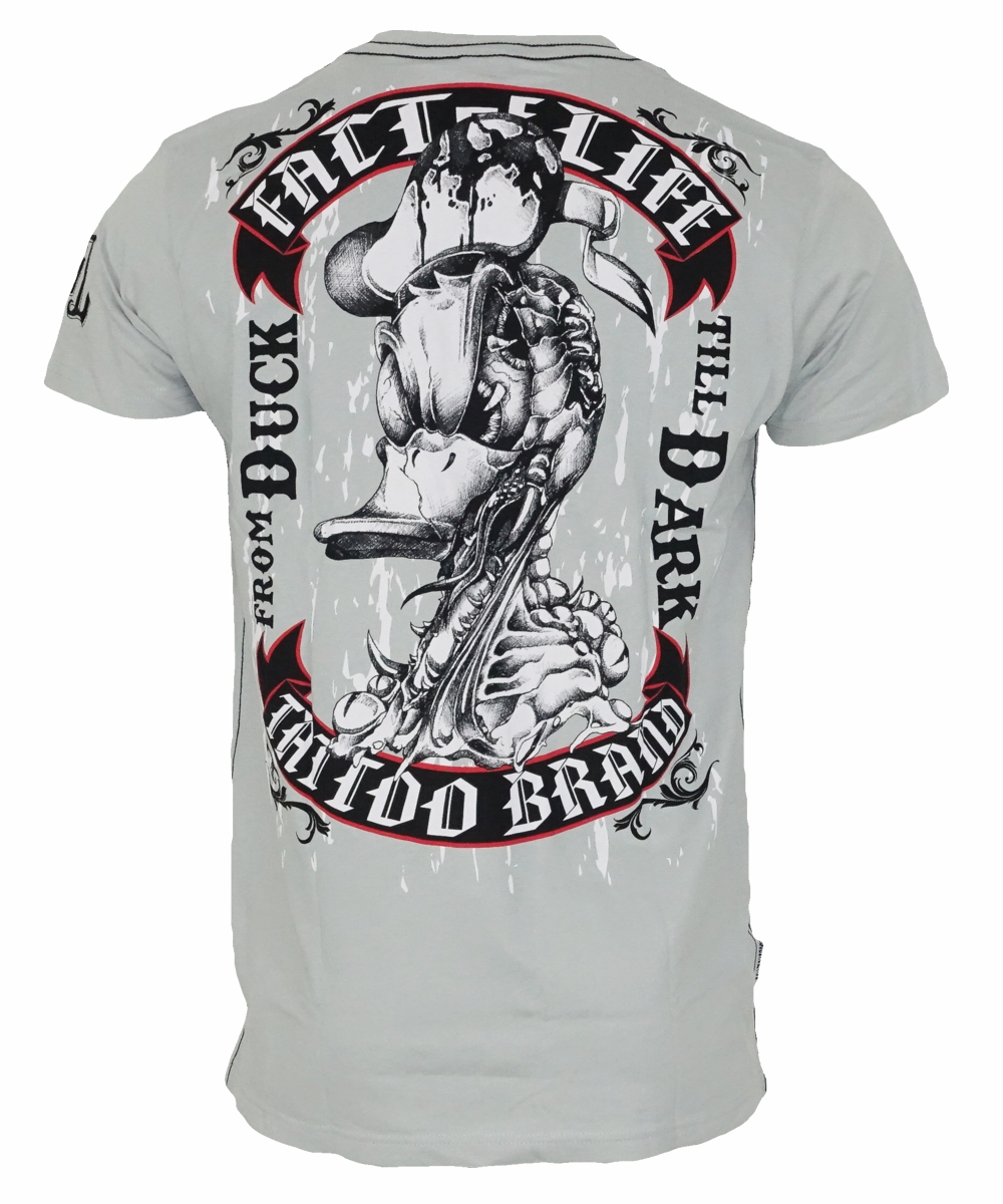 Fact of Life Herren T-Shirt "From Duck Till Dark" TS-28 grey