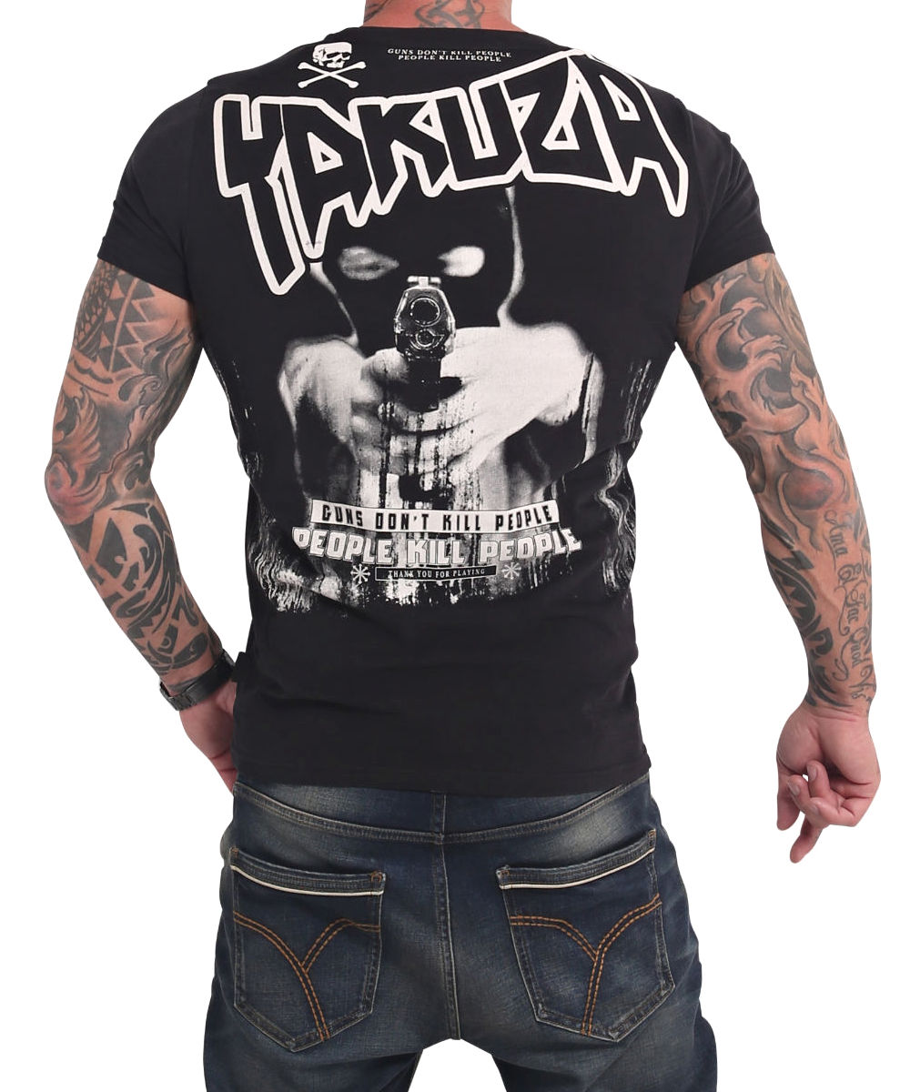 Yakuza Guns vs People T-Shirt TSB-17038