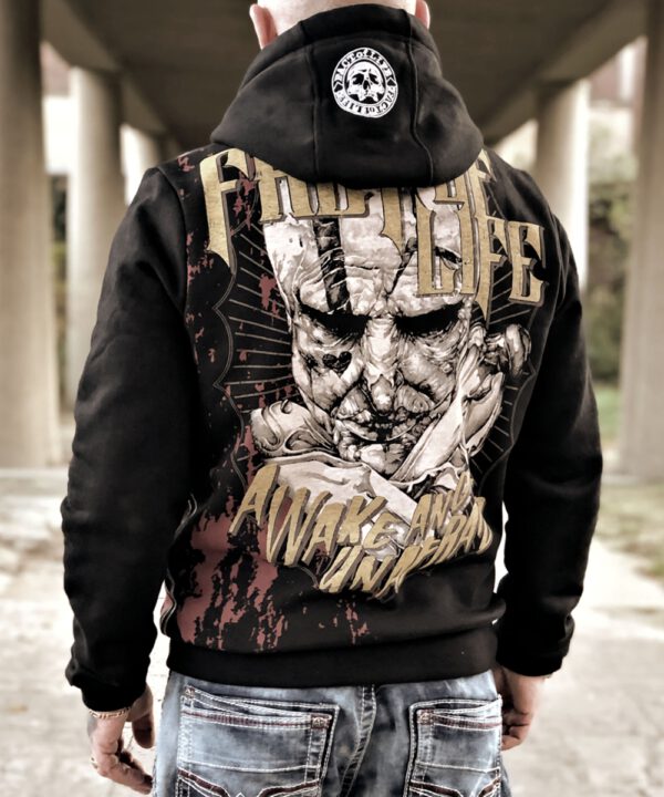 Fact of Life Hoodie „Awake and Unafraid“ SH-06 black