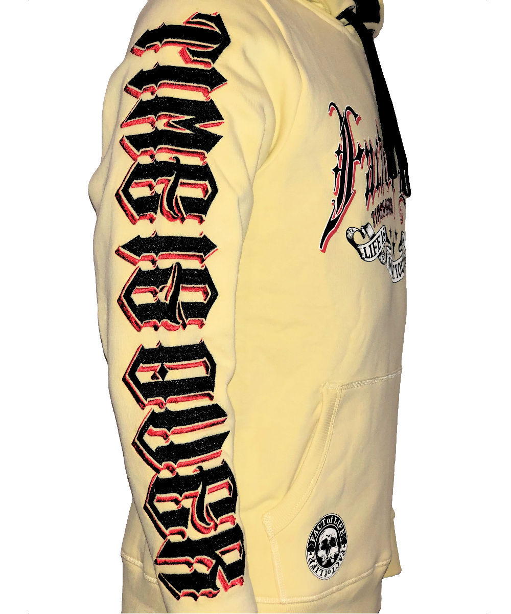 Fact of Life Hoodie Time is Over SH-08 pale banana