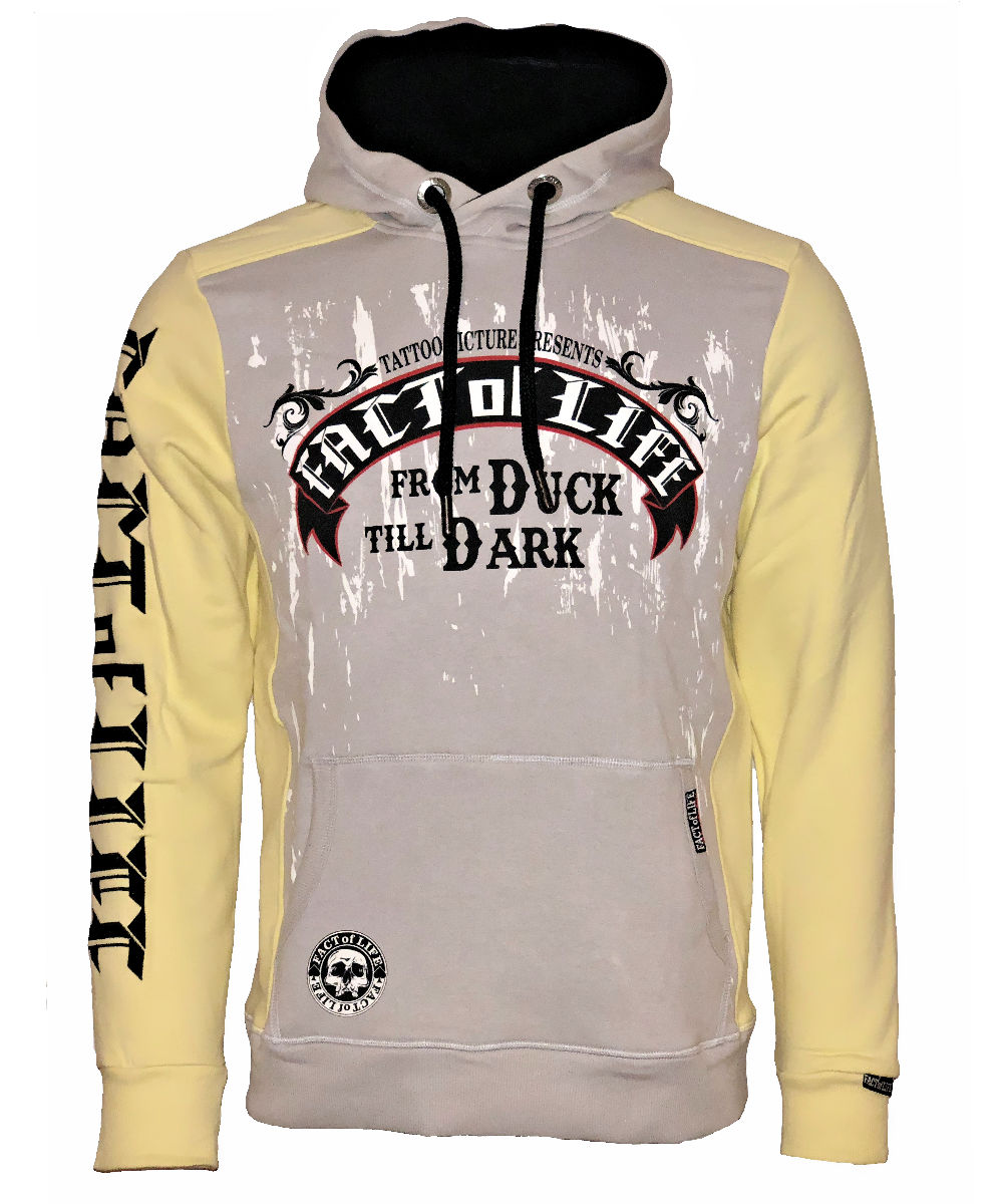 Fact of Life Hoodie From Duck Till Dark SH-07 pale banana