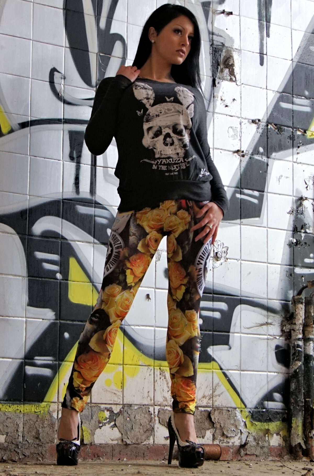 Yakuza Leggings LEB 9144 mulitcolored – Bild 4