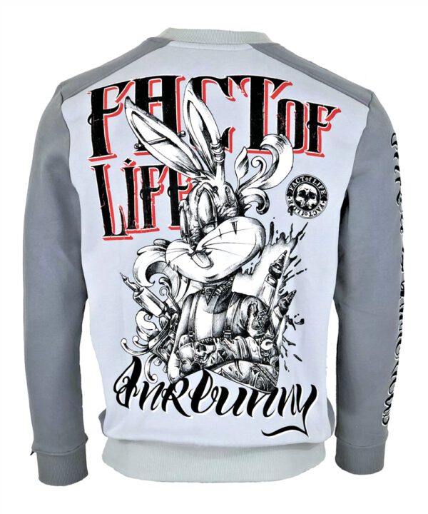 Fact of Life Herren Sweat Inkbunny SP-01 light frost grey
