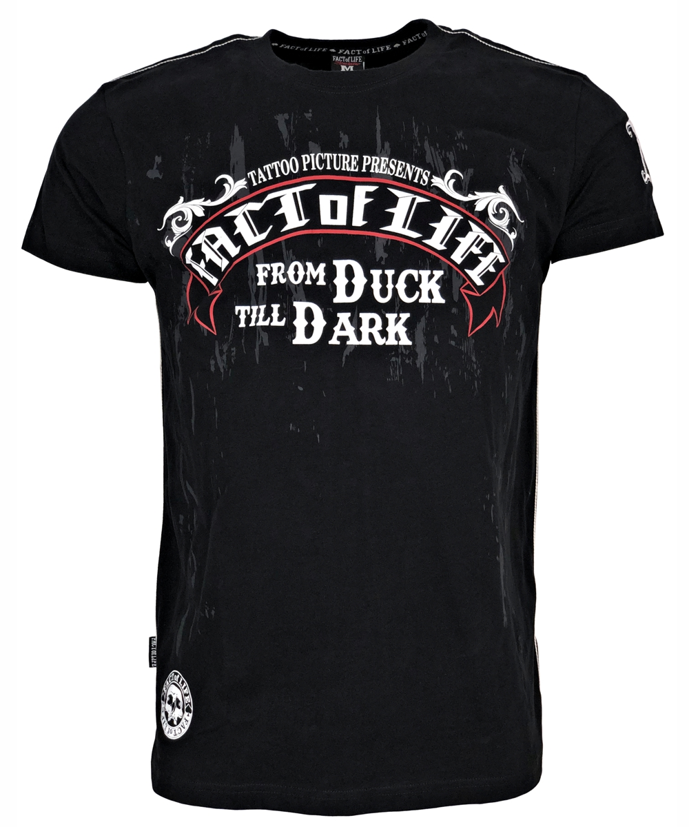 Fact of Life T-Shirt From Duck Till Dark TS-28 black