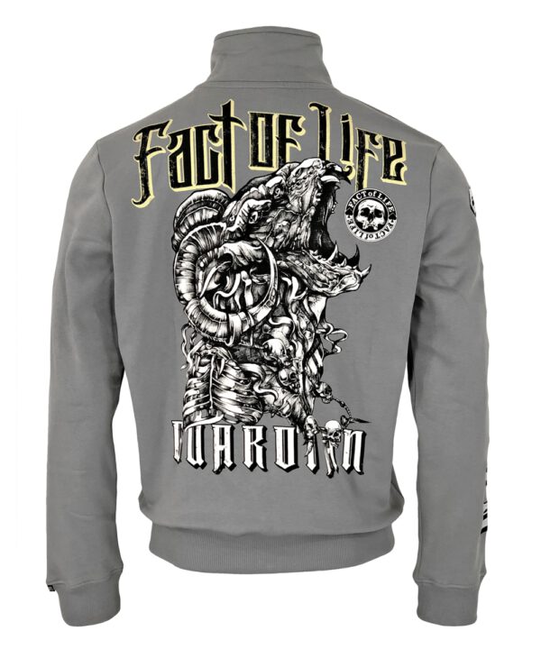 Fact of Life Herren Sweat-Jacke "Guardian" SJ-03 frost grey