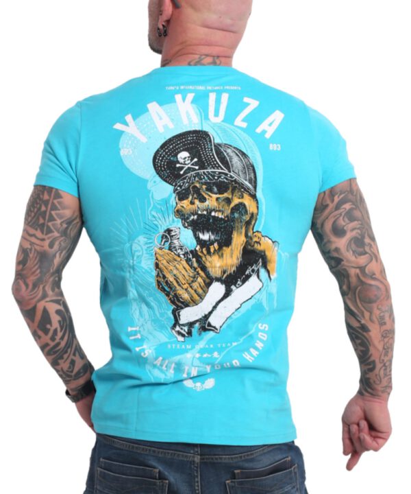 Yakuza Wey T-Shirt TSB-17035 scuba blue