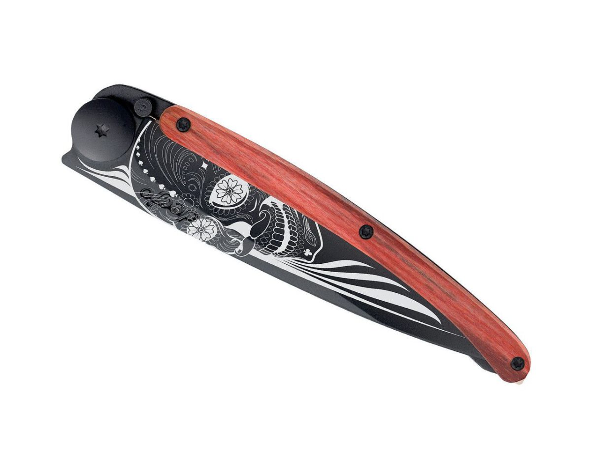 DEEJO 37G, ROTE BUCHE / LATINO SKULL