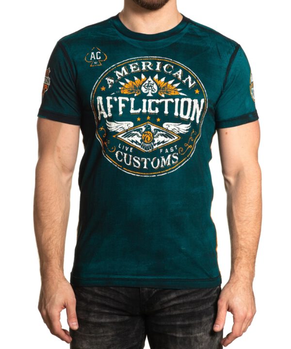 Affliction AC Oil Shop T-Shirt A-23101