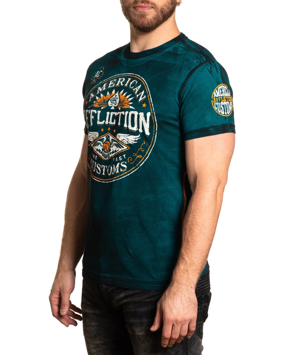 Affliction AC Oil Shop T-Shirt A-23101