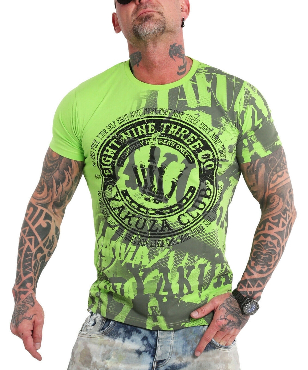 Yakuza Yakuza Club T-Shirt TSB-9021 jasmin green