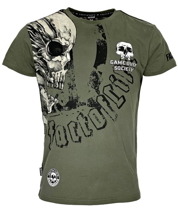Fact of Life T-Shirt "Game Over" TS-45 grape leaf