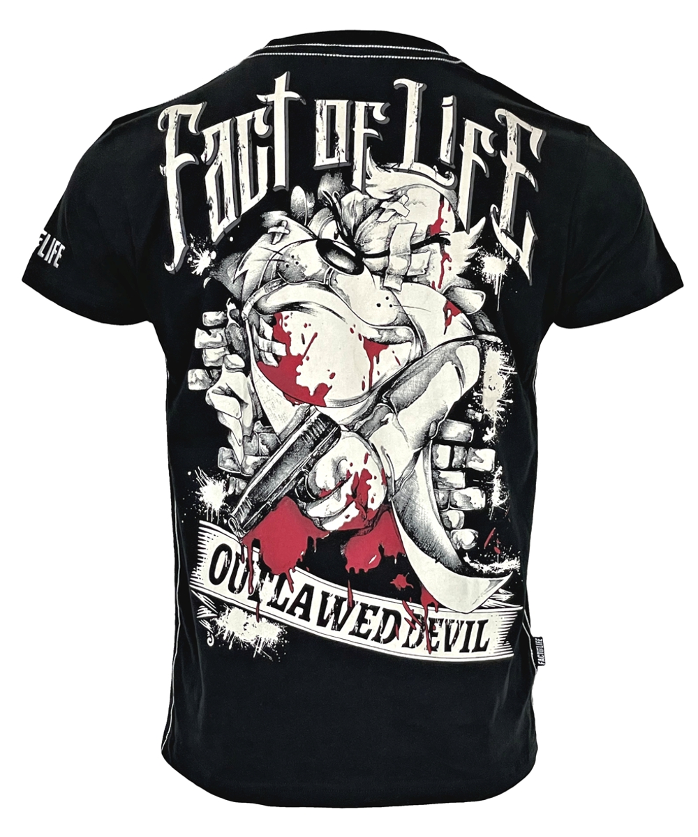 Fact of Life T-Shirt "Outlawed" TS-47 black
