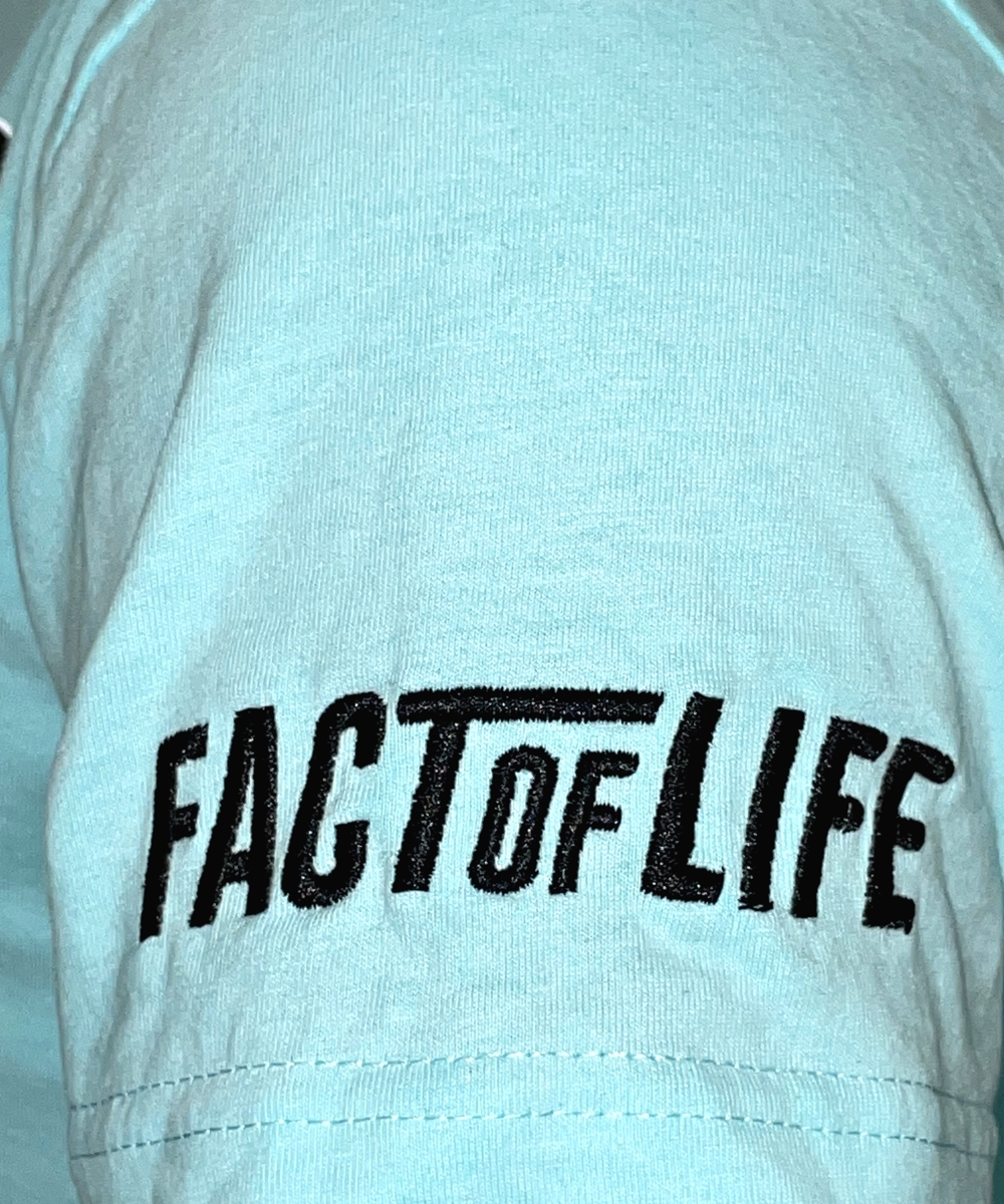 Fact of Life T-Shirt "Outlawed" TS-47 turquoise