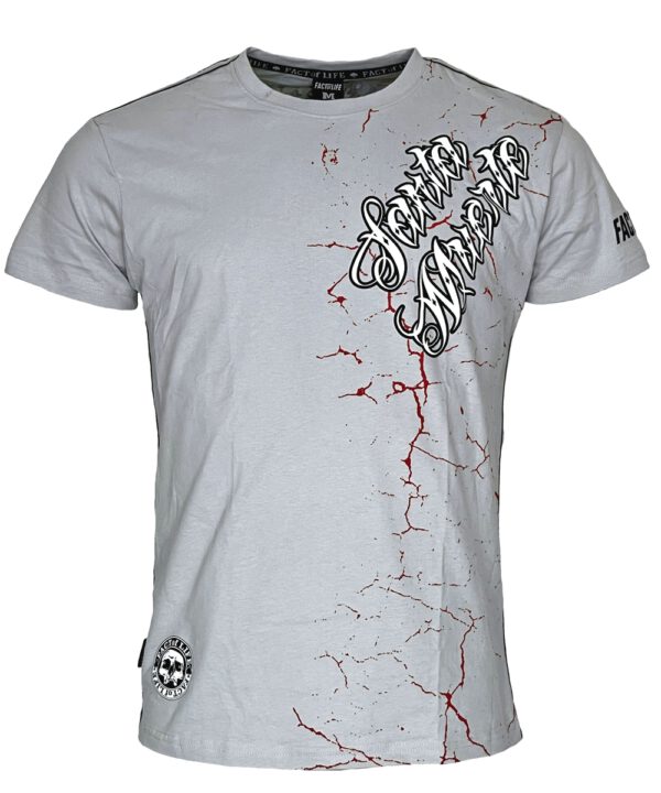 Fact of Life T-Shirt "Santa Muerte" TS-39 light grey