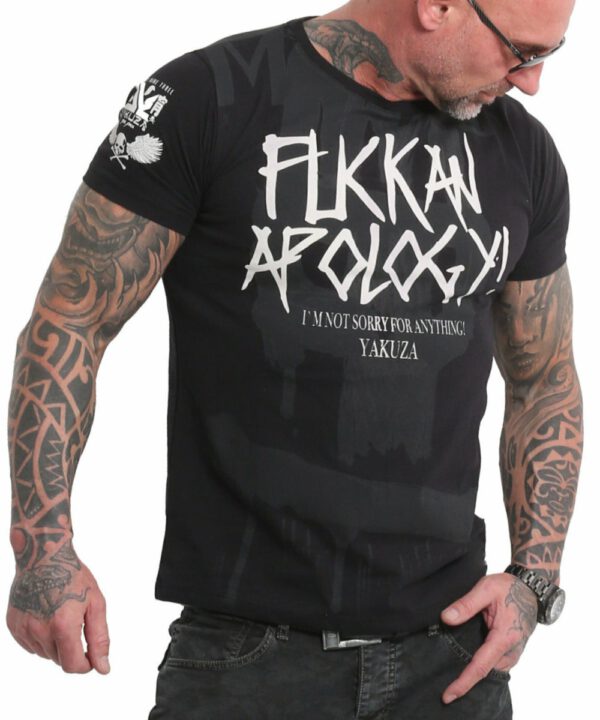 Yakuza Apology T-Shirt black TSB-18045 black