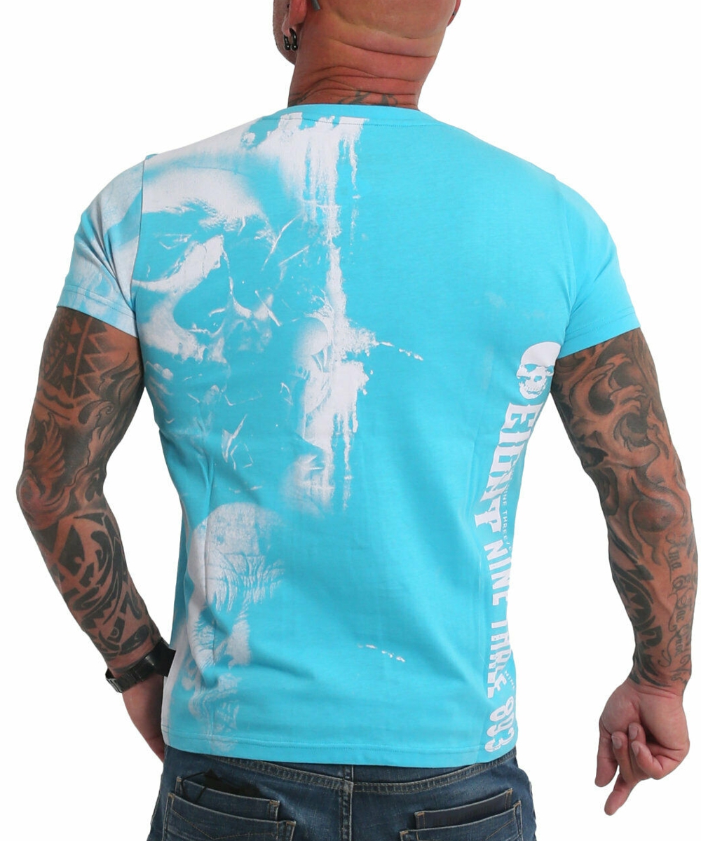 Yakuza Waiting Death V02 T-Shirt TSB-180107 scuba blue