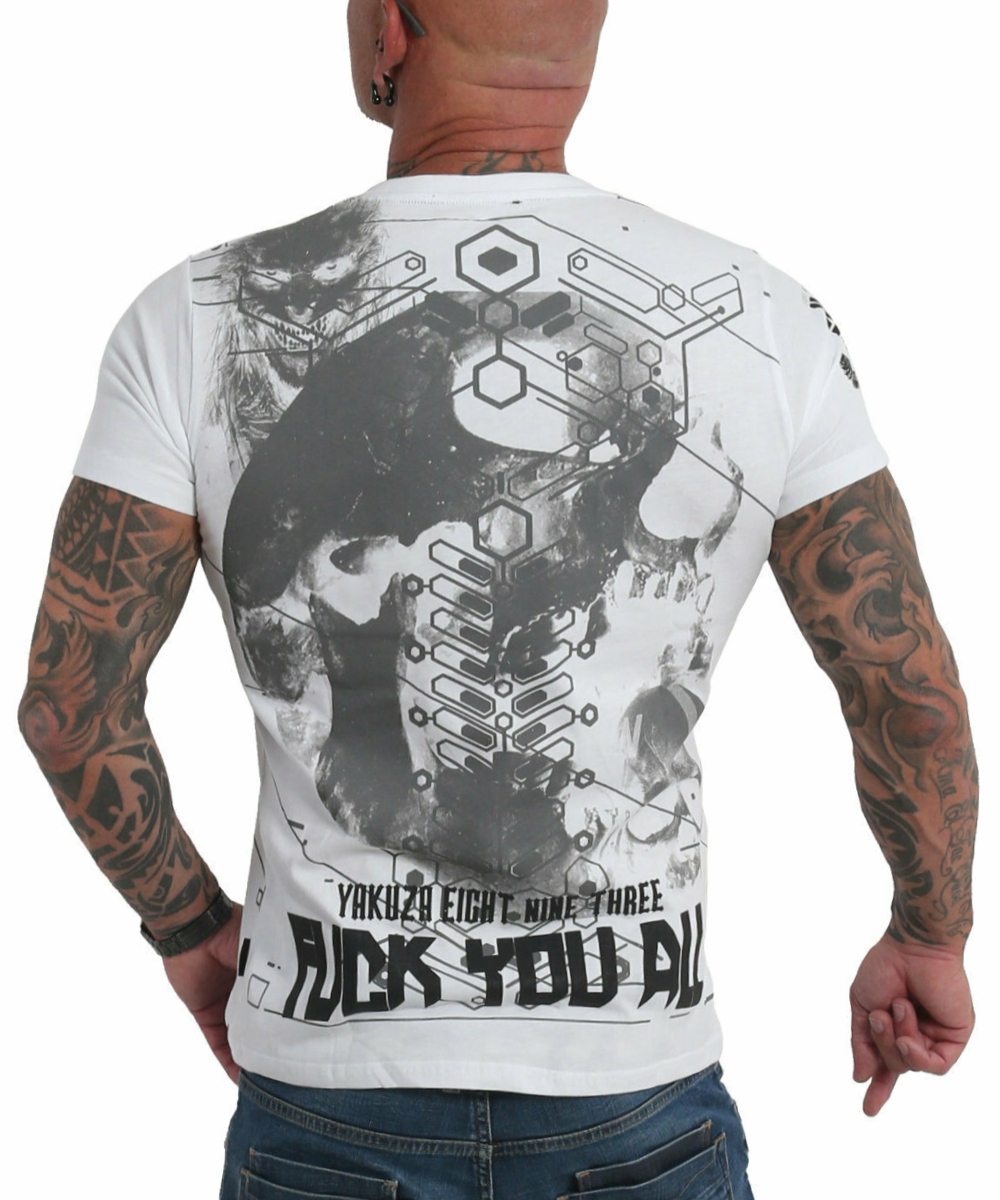 Yakuza F.Y.A. T-Shirt TSB-18055 weiß