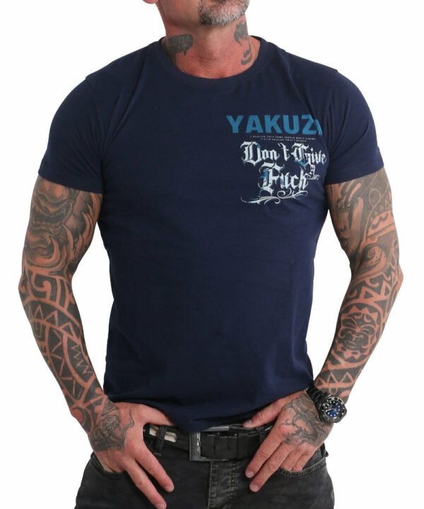 Yakuza Give A Fck T-Shirt TSB-19027 mood indigo