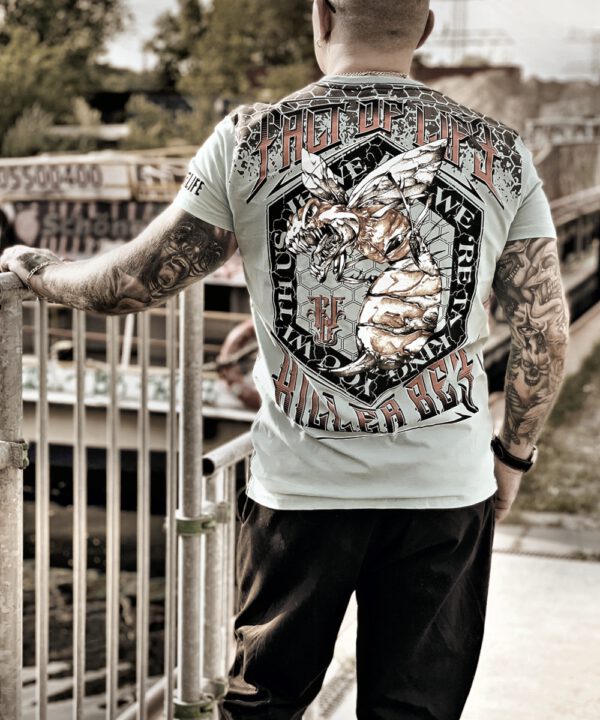 Fact of Life T-Shirt „Killer Bee“ TS-52 turquoise