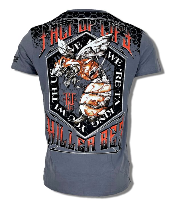 Fact of Life T-Shirt „Killer Bee“ TS-52 dark gray