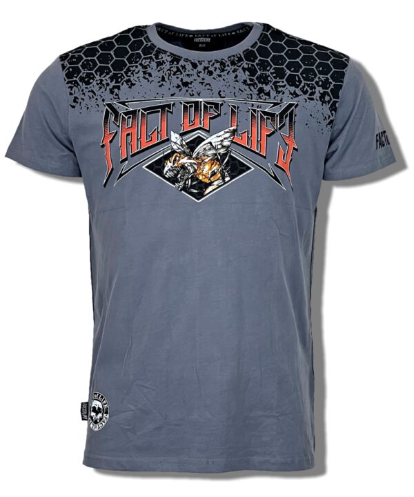 Fact of Life T-Shirt „Killer Bee“ TS-52 dark gray