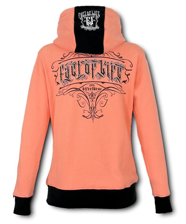 Fact of Life Damen Hoodie “Sphinx” GSH-03 papaya punch