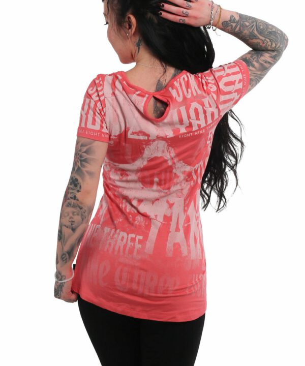 Yakuza Dark Skull Long Tail T-Shirt GSB-19127 rose of sharon