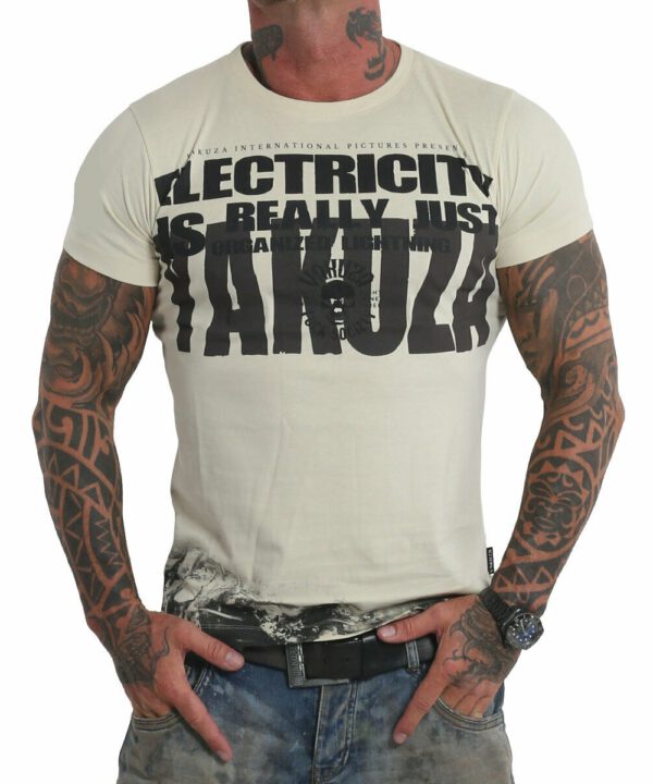 Yakuza Electricity T-Shirt TSB-19030 whitecap gray