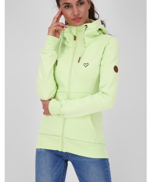 Alife and Kickin Sweat-Jacke YasminAK A grün