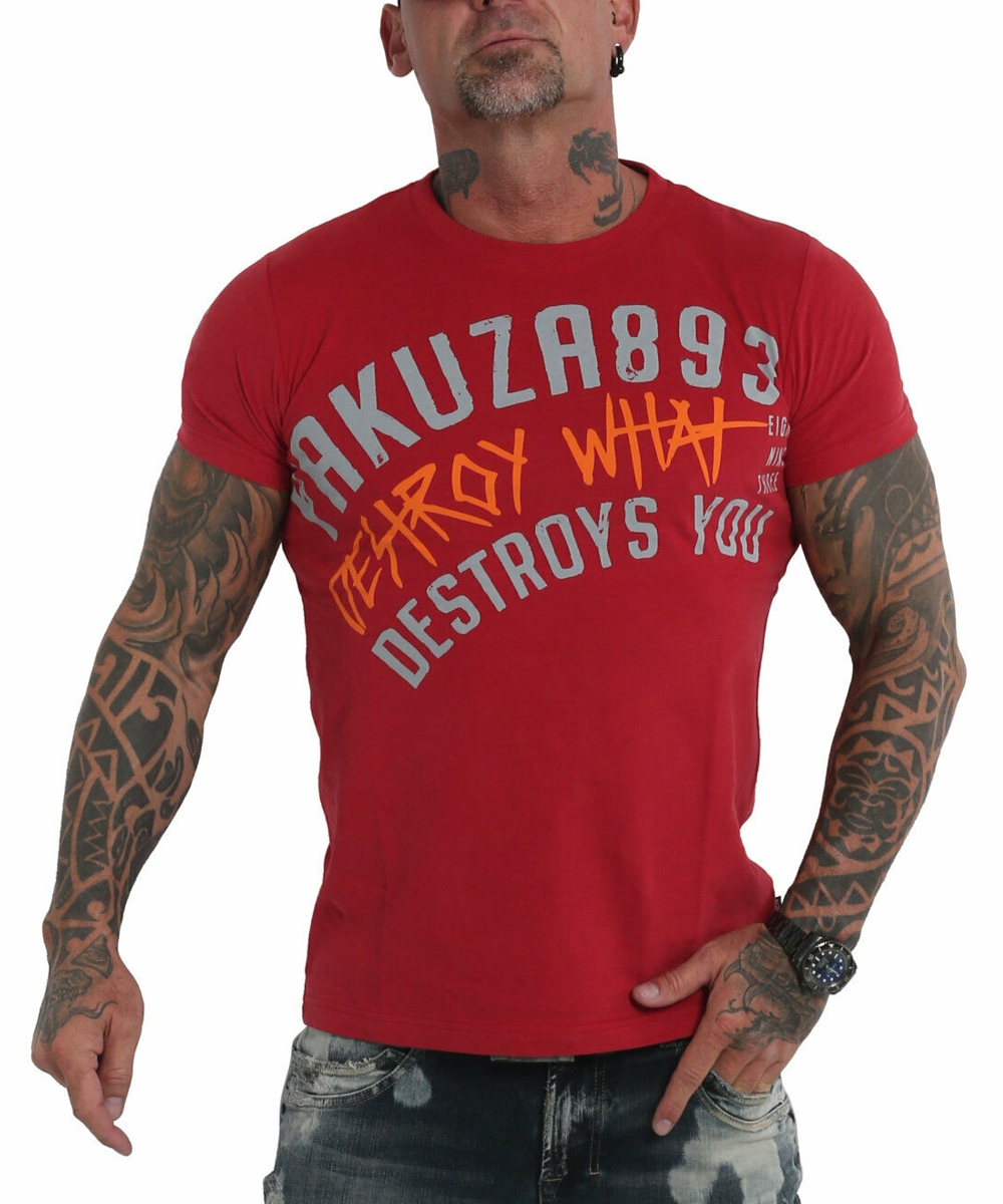 Yakuza DWDY T-Shirt TSB-19040 chilli