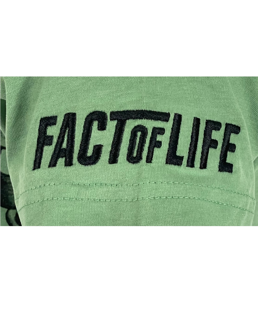 Fact of Life T-Shirt “Smile Now Cry Later” TS-56 fair green