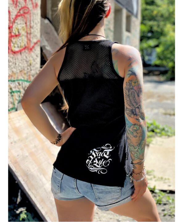 Fact of Life Ladys Tank Top "Lucky Game" GTT-01 black