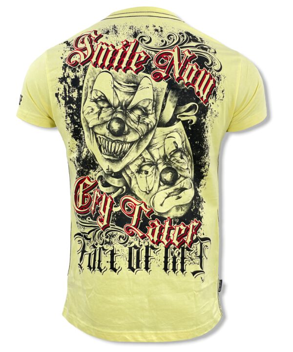 Fact of Life T-Shirt "Smile Now, Cry Later" TS-56 pale banana