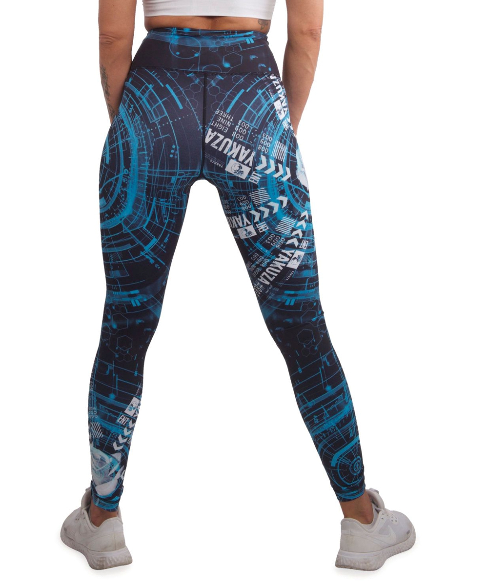 Electric Rose Slide Leggings LEB-21149 bunt