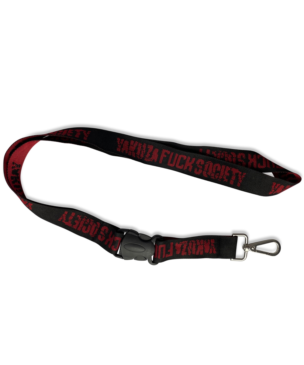 Yakuza Schlüsselband SB-01 rot/schwarz