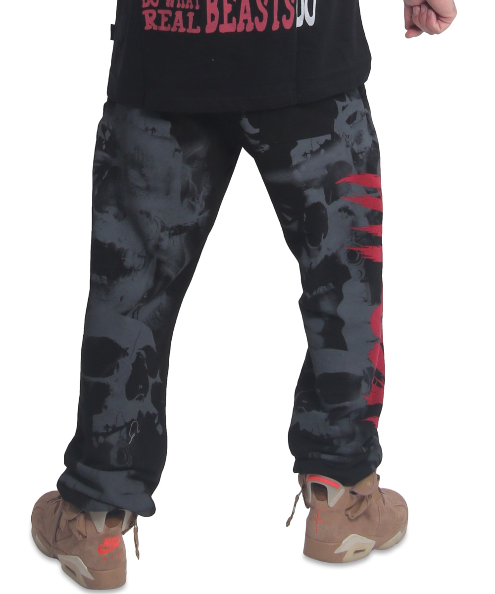 Yakuza Jogginghose DEATH AWAITS U JOB-21022 black