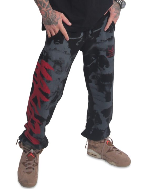 Yakuza Jogginghose DEATH AWAITS U JOB-21022 black