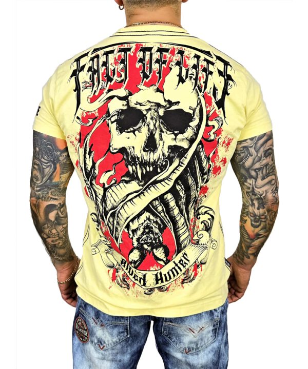 Fact of Life T-Shirt “Blood Hunter ” TS-67 pale banana