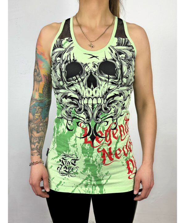 Fact of Life Tank Top "Legends Never Die" GTT-02 patina green