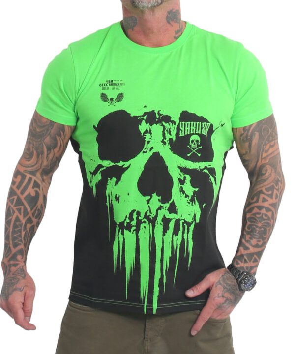 Yakuza Noggin T-Shirt TSB-22020 jasmin green