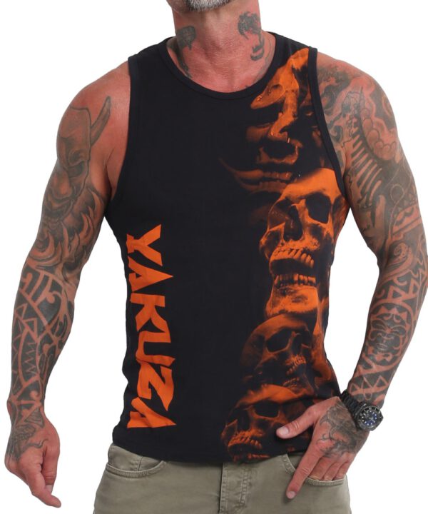Yakuza Graveyard Slim Tanktop UHB 22041 black