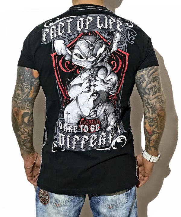 Fact of Life T-Shirt "Different” TS-63 deep black