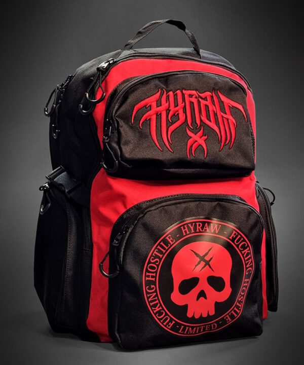 Hyraw Rucksack "DEATH SHADOW RED"