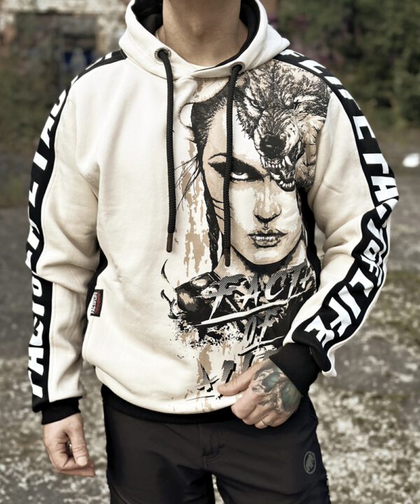 Fact of Life Hoodie SH-14 "Wolf Blood" sand dollar